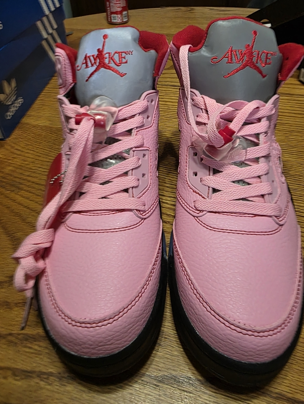 Jordan 5 Retro Size 10m Awake Pink High-Top  Sneakers New